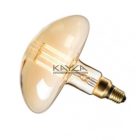 CALEX 425940 XXL Calgary LED lamppu 240V 6W 600lm E27 MS195, Arany 2200K