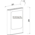 LUTEC ST033071-3K FACE FALI LED INOX kültéri fali lámpa