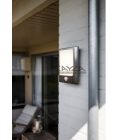 LUTEC ST033071-PIR-3K FACE FALI LED INOX MOZGASÉRZÉKEKLŐS