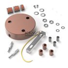 CALEX 940048 Metal Ceiling Rose, 100mm, 3 Hole, Matt Copper