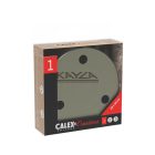 CALEX 940042 Metal Ceiling Rose, 100mm, 3 Hole, Matt Bronze