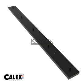   CALEX 940122 Metal Ceiling Bar, 130 x 10 cm, 5 Hole, Matt Black