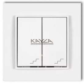 GAO MINI 4105H DUPLA VÁLTÓKAPCS+KERET FEHÉR