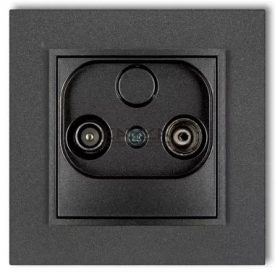 GAO MINI 4124H TV ALJZAT KERETTEL METÁL GRAFIT ÁTMENŐ 9dB