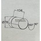 LUTEC ‭5198104118‬ CYRA LED kültéri falikar