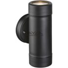 GLOBO 32005-2  TOPA KÜLTÉRI FALILÁMPA 2-ES GU10 FEKETE