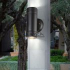 GLOBO 32005-2  TOPA KÜLTÉRI FALILÁMPA 2-ES GU10 FEKETE