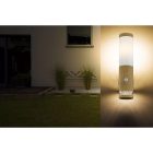 GLOBO 34070S JAICY KÜLTÉRI  FALIKAR LED ACÉL Mozgásérzékelővel