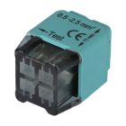 TRACON RVU2,5-4 Csavarnélküli vezetékössz.zöld 100DB/DOBOZ 18185