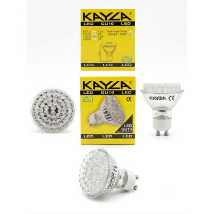 KAYLA GU10 LED48 hideg fehér LED izzó