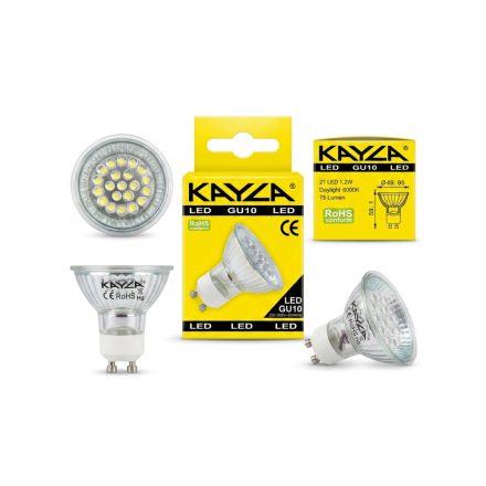 KAYLA GU10 LED21 hideg fehér LED izzó