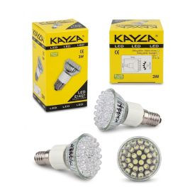 KAYLA E27 3W Hideg fehér / Daylight LED izzó