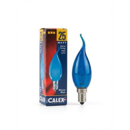 Calex 436410 E14 25W KÉK GYERTYA IZZÓ 