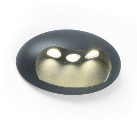 Lutec EYES 1860 GR, fali led lámpa, 5186004118