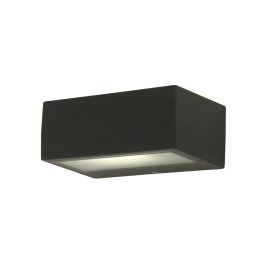 Lutec 5602734118 Gemini kültéri oldalfali lámpa szürke