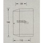 LUTEC ‭5605802112‬ PATH LED Fali kültéri lámpa, mozgásérzékelővel