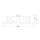 INESA 60501 MQ603 24W 2000lm 4000K G2