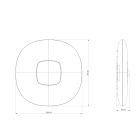 INESA 60682 MX018 Ceiling light PIR 8W 560lm 3000K