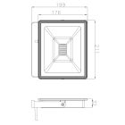 INESA 60689 FZY007 Floodlight 30W 2.5klm 4000K 110°