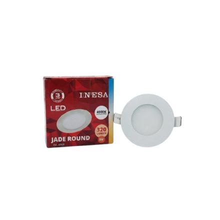 NESA 60838 JADE 5W ROUND 320lm 4000K - KEREK KICSI SÜLLYESZTETT LED