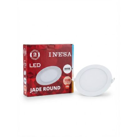INESA 60844 JADE 12W 900lm 4000K - KEREK SÜLLYESZTETT LED