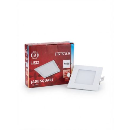 INESA 60850 JADE 5W SQUVER 320lm 4000K -  KICSI KOCKA SÜLLYESZTETT LED