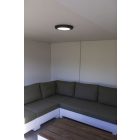 Luetc Kayah mennyezeti , oldalfali, 16.5 W, kerek , meleg fehér, IP54 , 6392202457