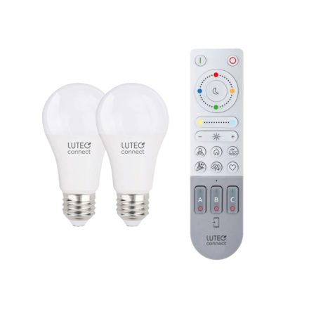 Lutec LED Fényforrás 2DB - Ajándék Távvezérlővel A60 E27 8731002316