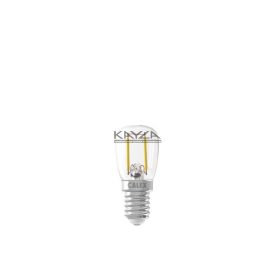   CALEX 424998 LED Full Glass Filament Pilot lamp 220-240V 1W 100lm E14 T26x58, Clear 2700K CRI80