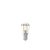CALEX 424998 LED Full Glass Filament Pilot lamp 220-240V 1W 100lm E14 T26x58, Clear 2700K CRI80