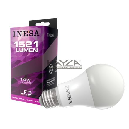 INESA 60292 LED A60 14W 1521lm 3000K E27 180° G2