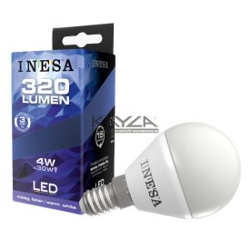 INESA 60301 LED Ball 4W 320lm 3000K E14 160° G2