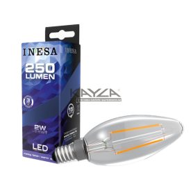 INESA 60296 Filament Candle 2W 250lm 2700K E14 300° G2