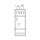 Tracon ALK-BOX Alkonyatkapcsoló 16A/230V, 50Hz, 2-100lux, IP20
