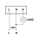 Tracon ALK-OUT Alkonyatkapcsoló 10A/230V, 50Hz, 5-50lux, IP44