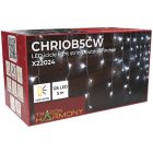 CHRIOB5CW Karácsonyi jégcsap fényfüggöny, kültéri/beltéri (X22024)
