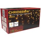 CHRIOB5WW Karácsonyi jégcsap fényfüggöny, kültéri/beltéri (X22022)