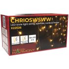 Tracon CHRIOSW5WW Karácsonyi sziporkázó jégcsapfényfüggöny,kül/beltér(X22026)