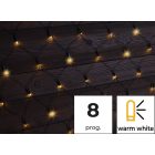 CHRNOP120WW Karácsonyi fényháló, kültéri/beltéri (X22030)