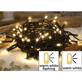   CHRSTOSW100WW Karácsonyi sziporkázó fényfüzér, kültéri/beltéri (X22005)