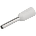 Tracon Szigetelt (PA6.6) érvéghüvely, ónozott elektrolitréz, fehér, E070