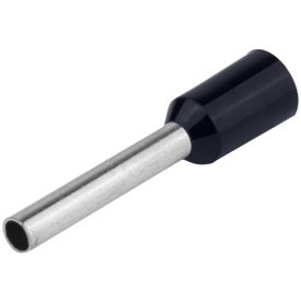   Szigetelt (PA6.6) érvéghüvely, ónozott elektrolitréz, fekete