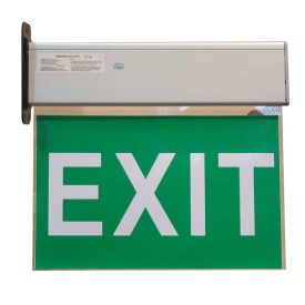   Tracon EXIT-02-J Élvilágítós LED kijáratjelző ragasztható piktogramokkal 230V, 50Hz, 8×LED, 3h, 2,4V / 900mAh, Ni-Cd