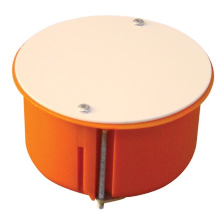 TRACON GD8021 Gipszkarton doboz, sima, fedéllel, narancssárga 