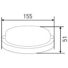 Greenlux GXDS359 LED TOR ROUND 18W NW 1800/2160lm LED Lámpatest