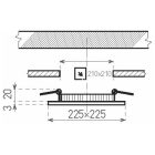 GREEN GXDW111 LED90 VEGA-S MATT 18W C/M KOCK