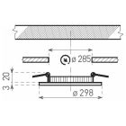 GREEN GXDW114 LED120 VEGA-R MAT CHROM 24WNW