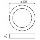 GREEN GXDW252 LED FENIX-R M/C 18W NW