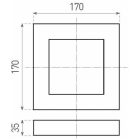 GREEN GXDW266 LED60 FENIX-S MATT CHROME 12W NW