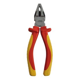 Kombinált fogó, 1000V-ra szigetelt, sárga-piros nyél